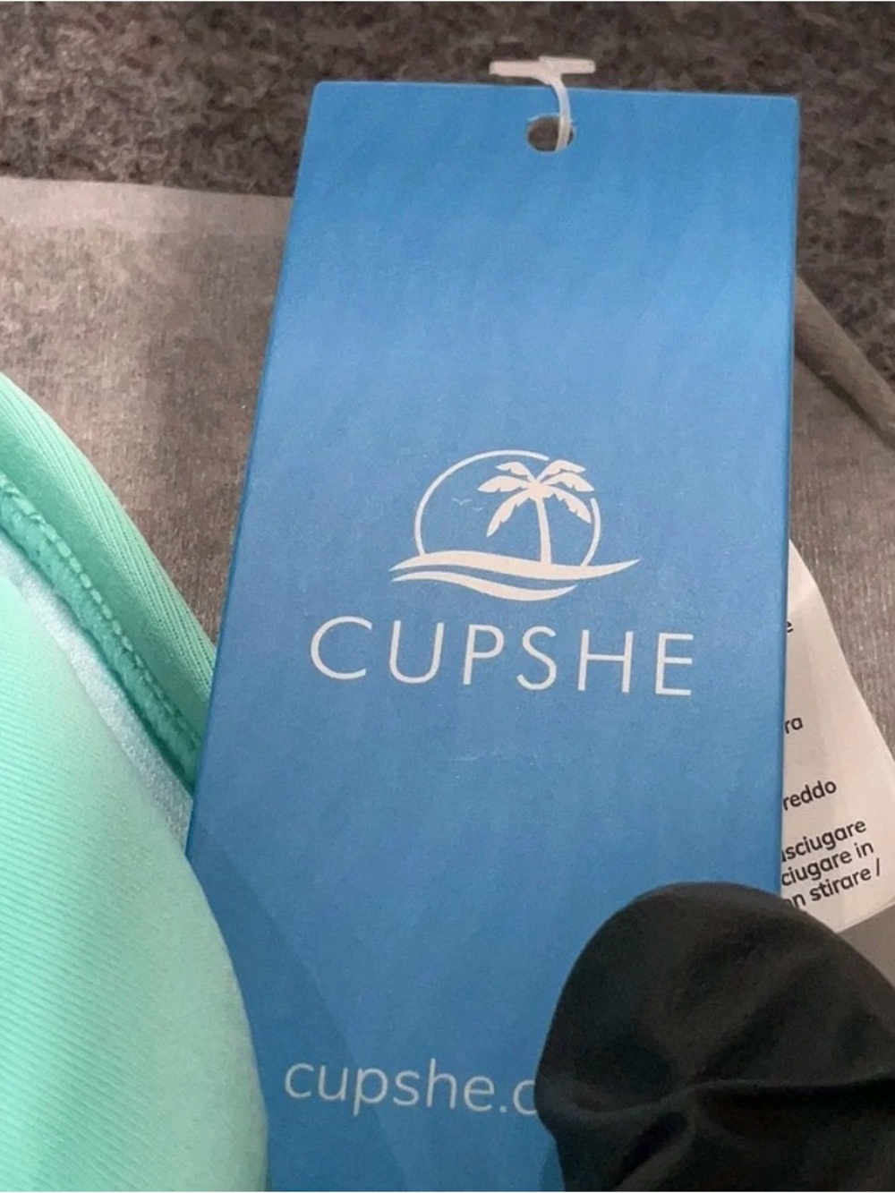 New cupshe Emerge V-Wire Bikini Top & Cheeky High Waist Bikini Set - Picture 12 of 12